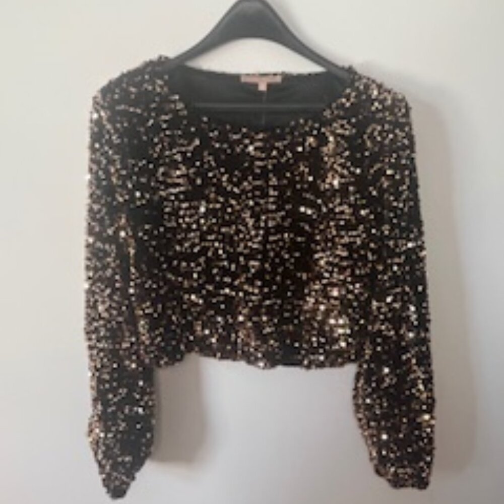 Sequin Crop top